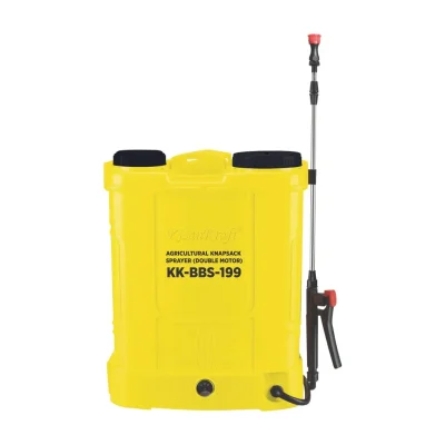 KK-BBS-199 Kisankraft Double Motor Battery Sprayer KK-BBS-199, 18L Tank Capacity With 12V 12AH Battery