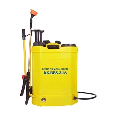 KK-BBS-318 Kisankraft KK-BBS-318, 18 L 2 in 1 Manual & Battery Sprayer With 12 V 8Ah Battery