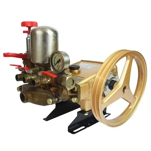 KK-HTP-53CI3 KisanKraft KK-53CI3, Heavy Cast Iron Body Triple Piston HTP Pump With 3 Outlet For For Cleaning & Agricultural Spray