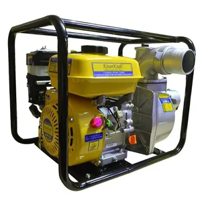 KK-WPP-31 Kisankraft KK-WPP-31, 4-stroke Petrol Operated 3 inch Agriculture Water Pump | Ideal for Irrigation Purposes 5.0